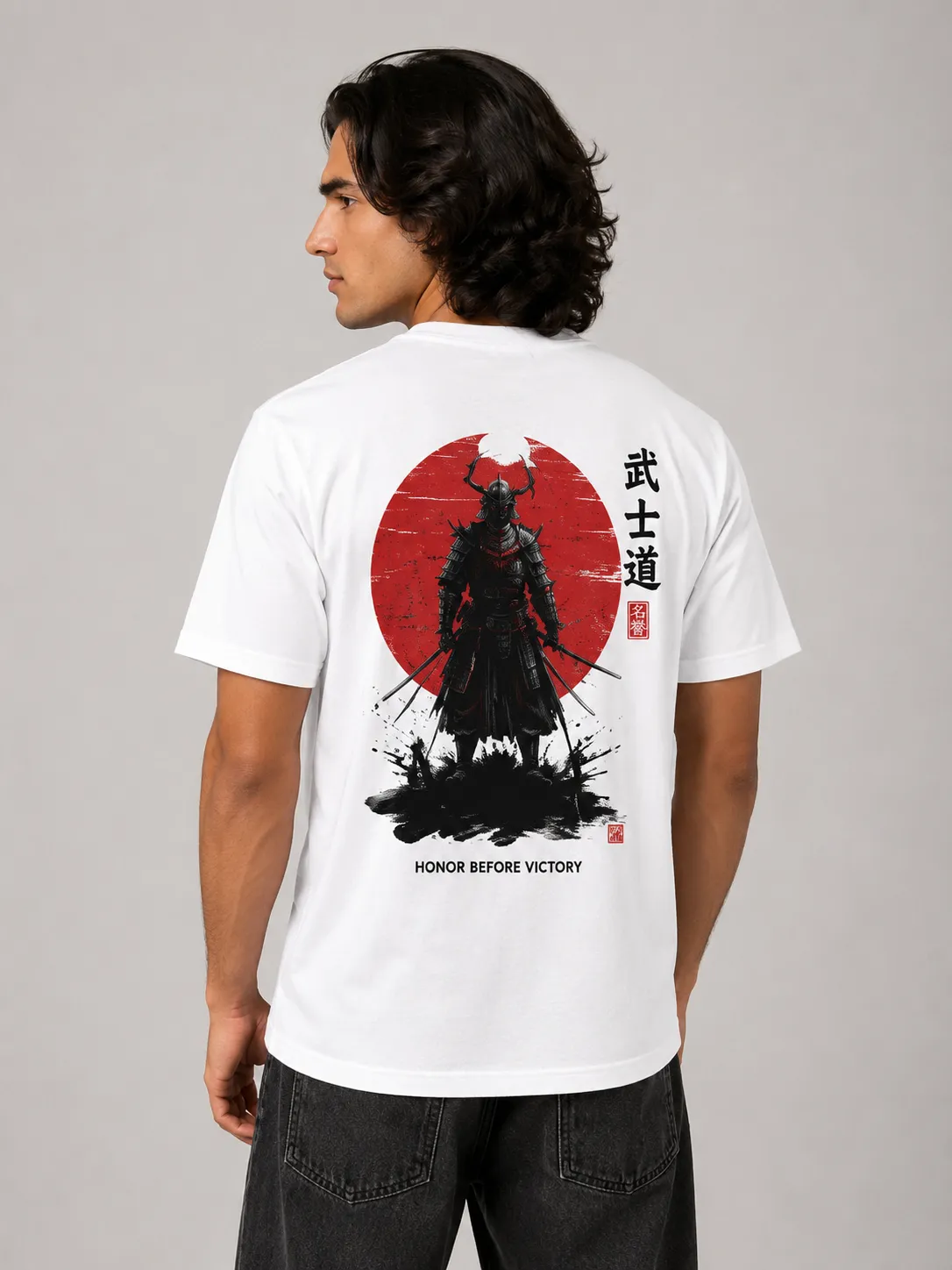 The same tee with a front graphic